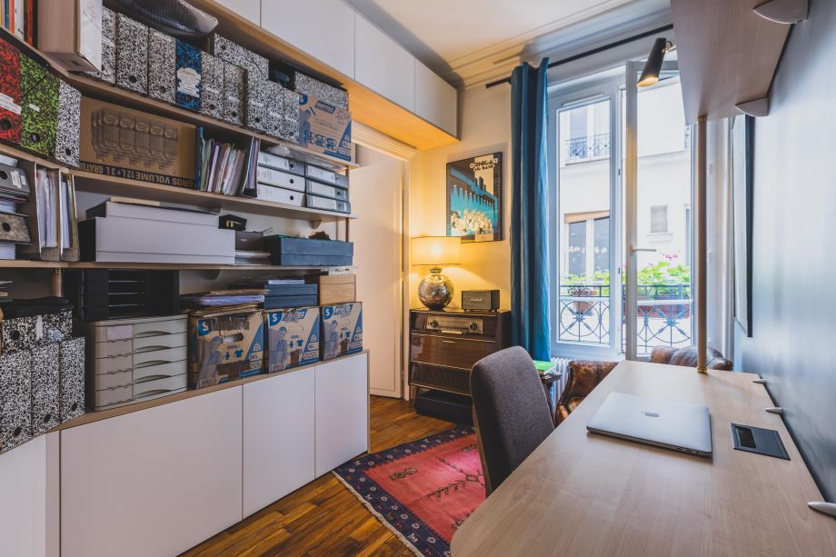 Projet de réfection complète d’un appartement Parisien réalisé par Adelia Bellier et photographié par Jim Prunier