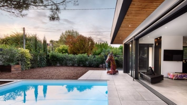 Image de Terrasse et Maison individuelle 