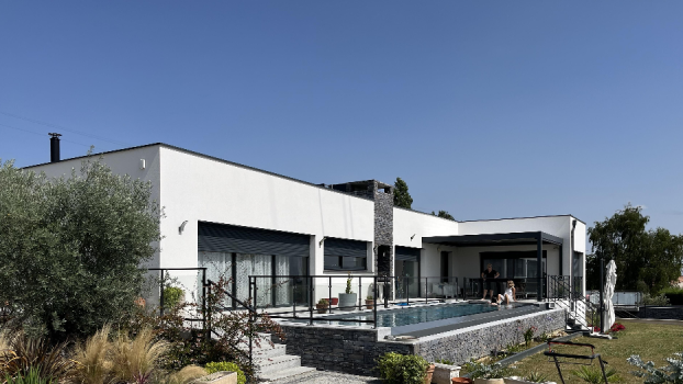 Image de Terrasse et Maison individuelle 