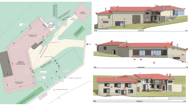 Image de Maison individuelle et Bâtiment professionnel 