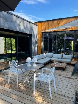 Image de Terrasse et Maison individuelle 